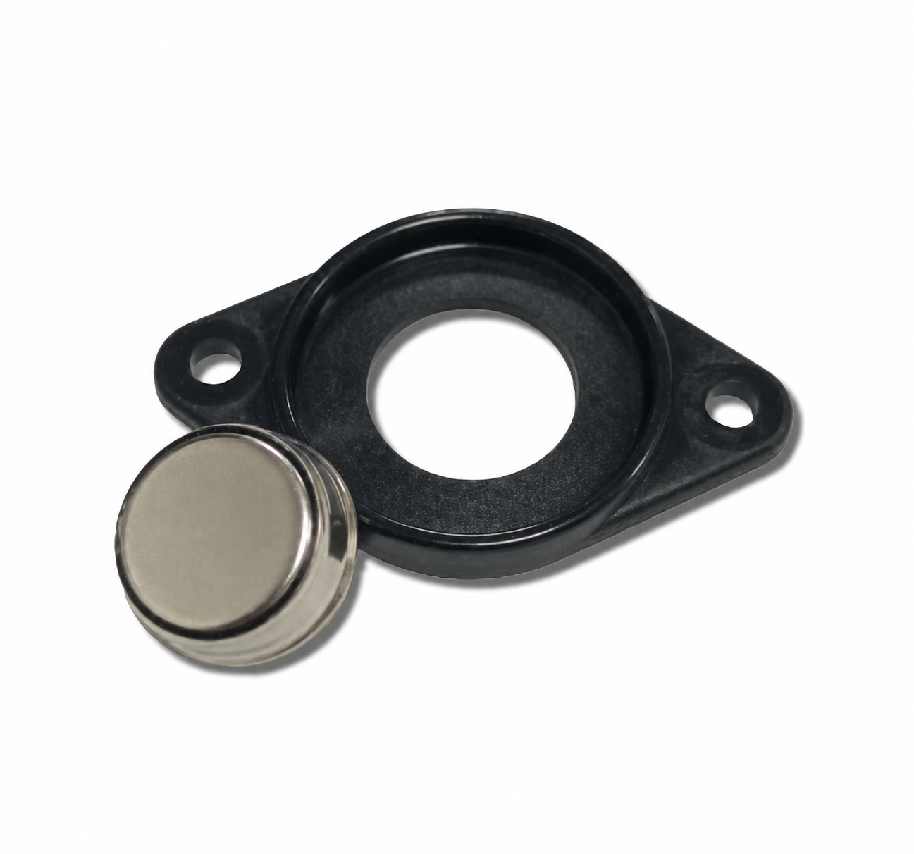TM1990A Touch Memory patrol checkpoint with black plastic mounting base for guard tour systems